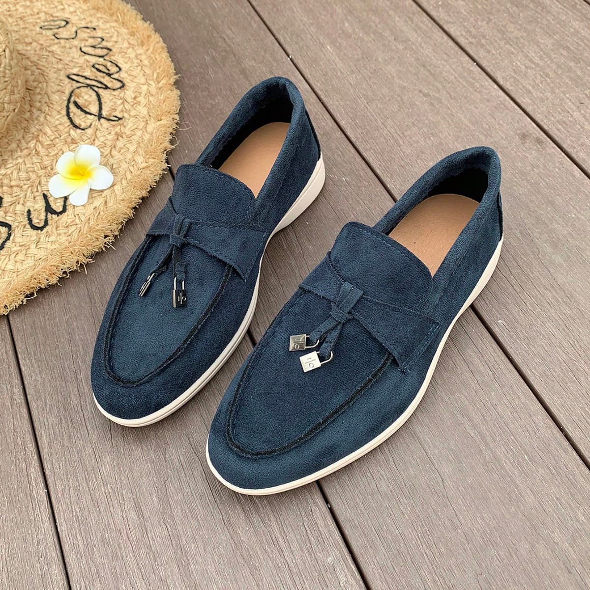 Chaussures plates pour femmes mocassins souples et confortables, chaussures Glissant pour dames, nouvelles tendances